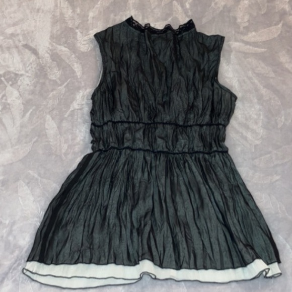 Vintage y2k Vegan Leather Pant with Maurices Tank - Picture 6 of 7